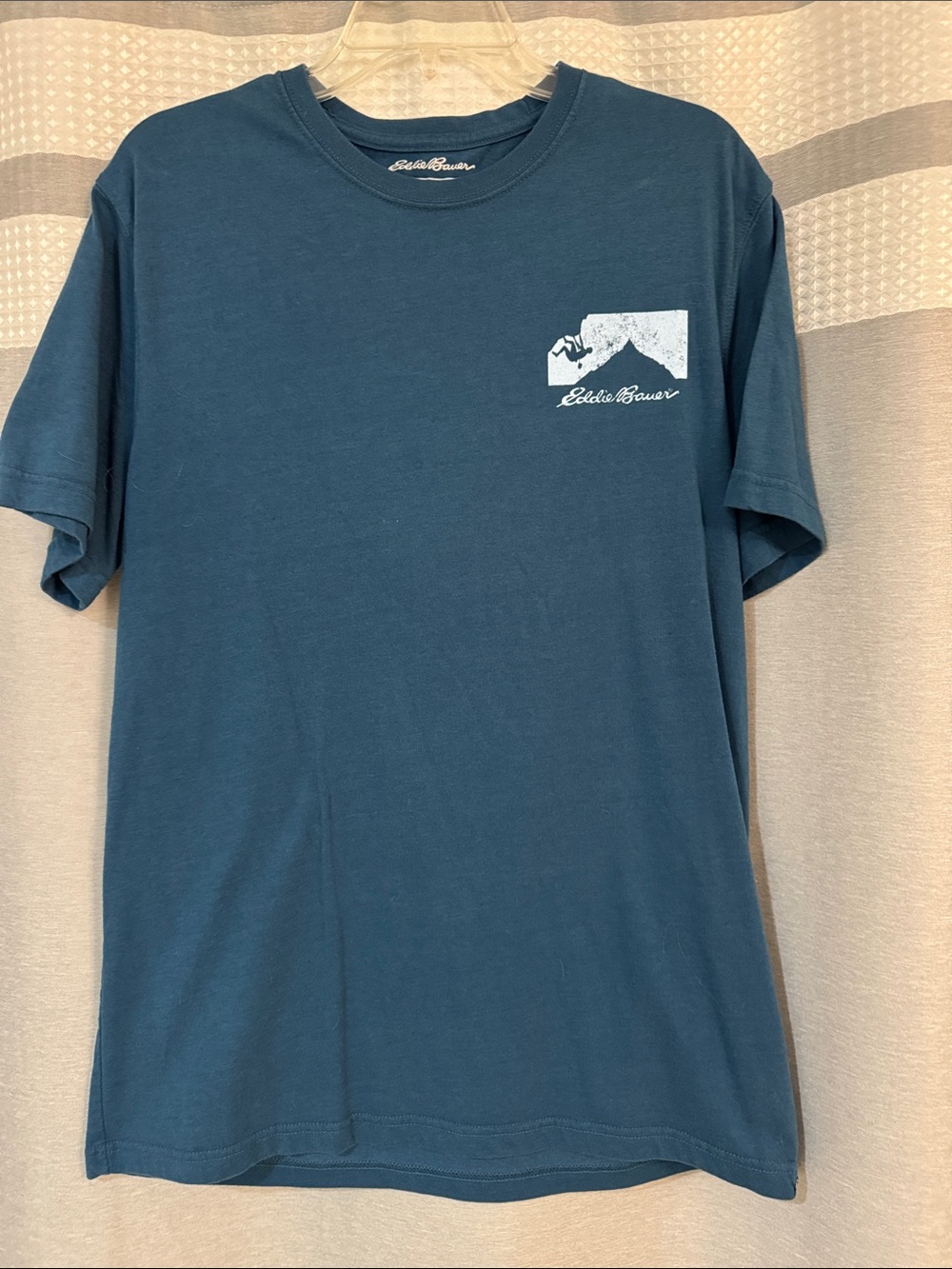 Eddie Bauer Deep Teal Graphic Short-Sleeve Crewneck Tee